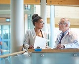 Medical team speaking